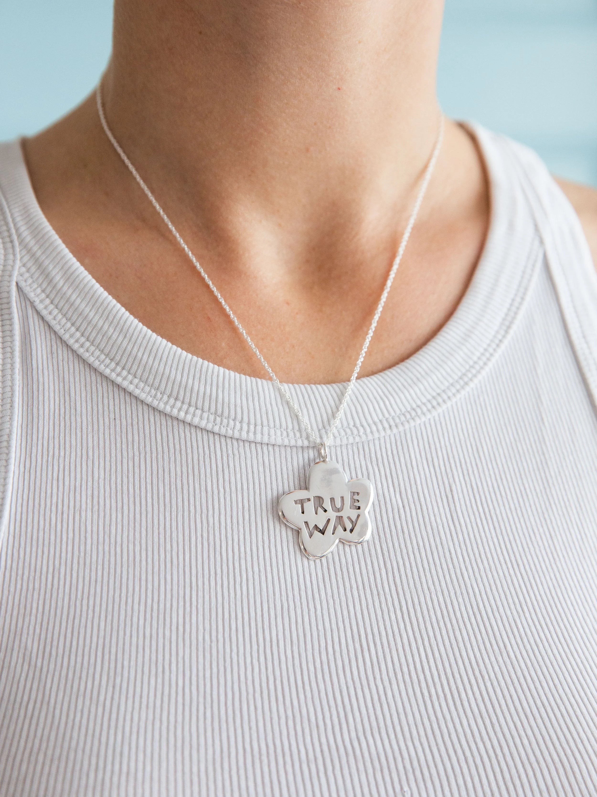 True Way / silver necklace