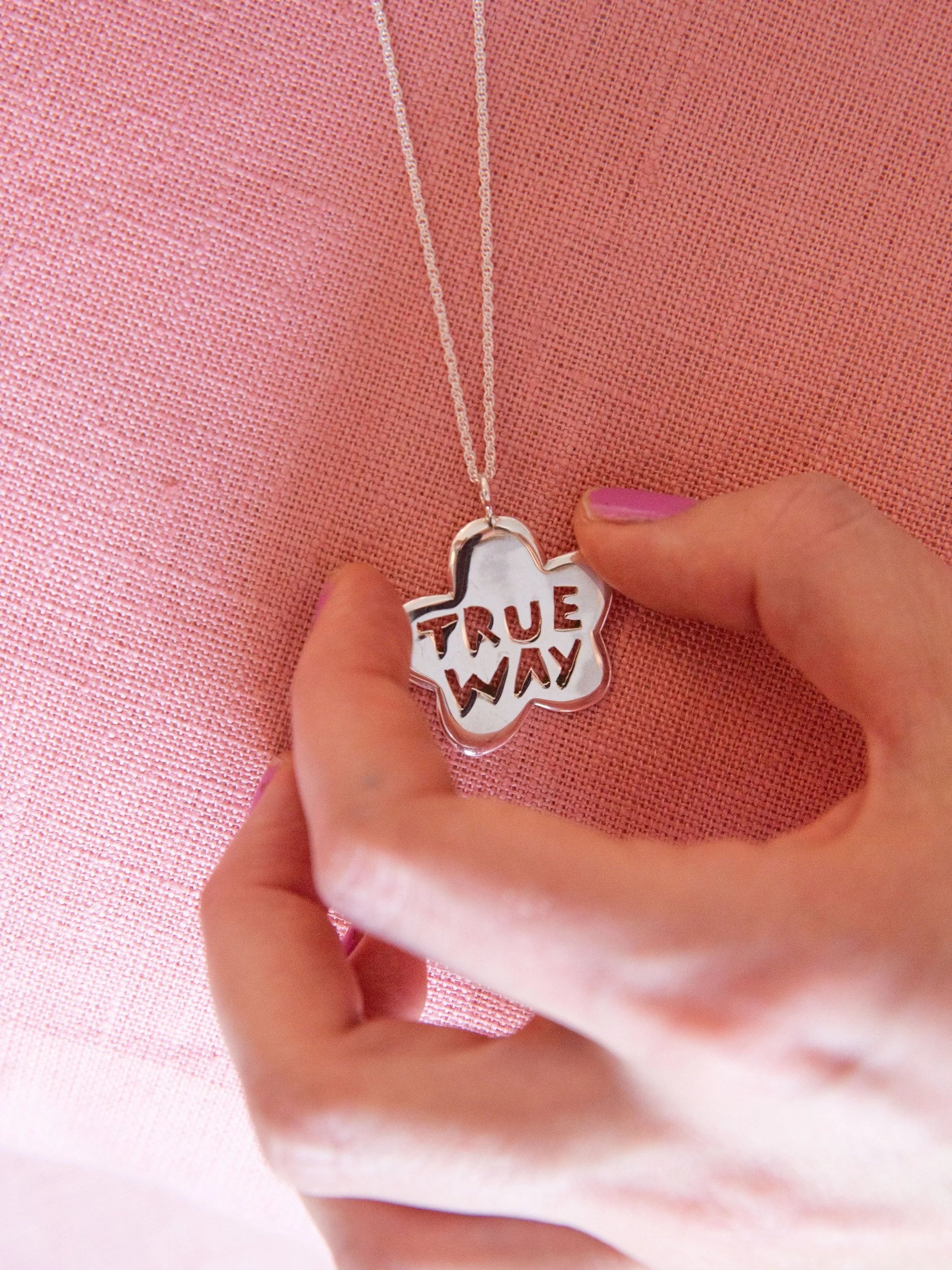 True Way / silver necklace