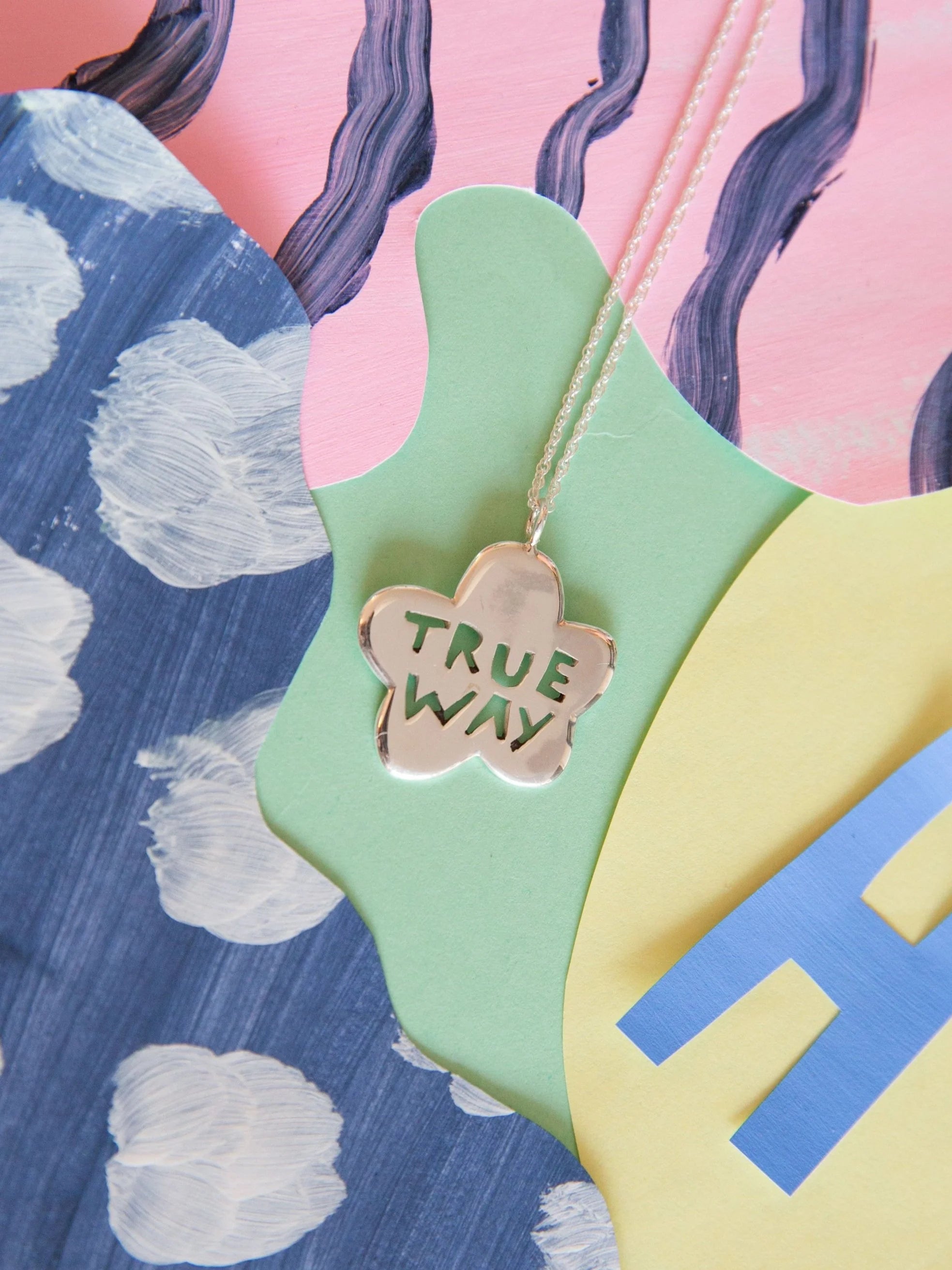 True Way / silver necklace