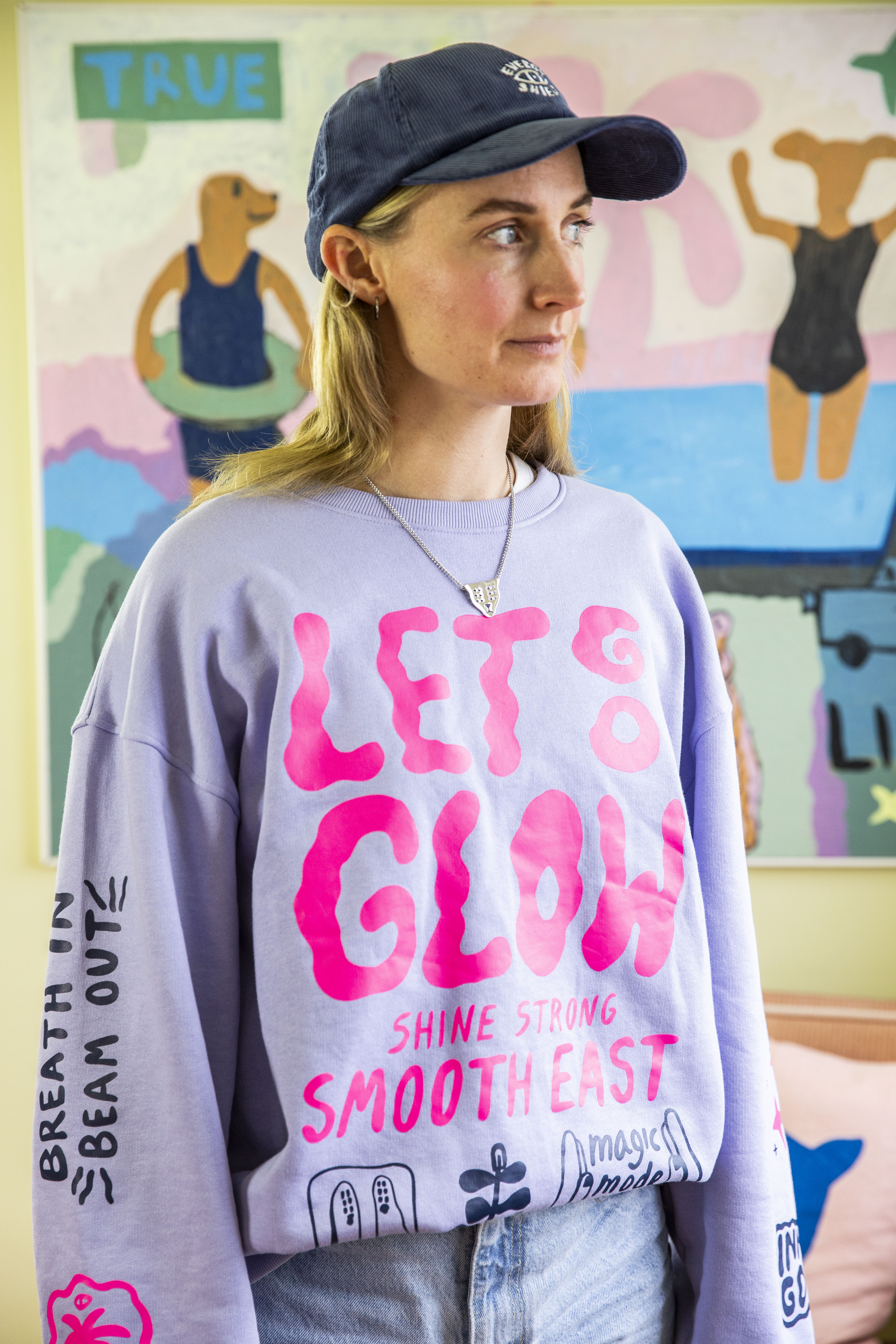 Let Go Glow sweatshirt