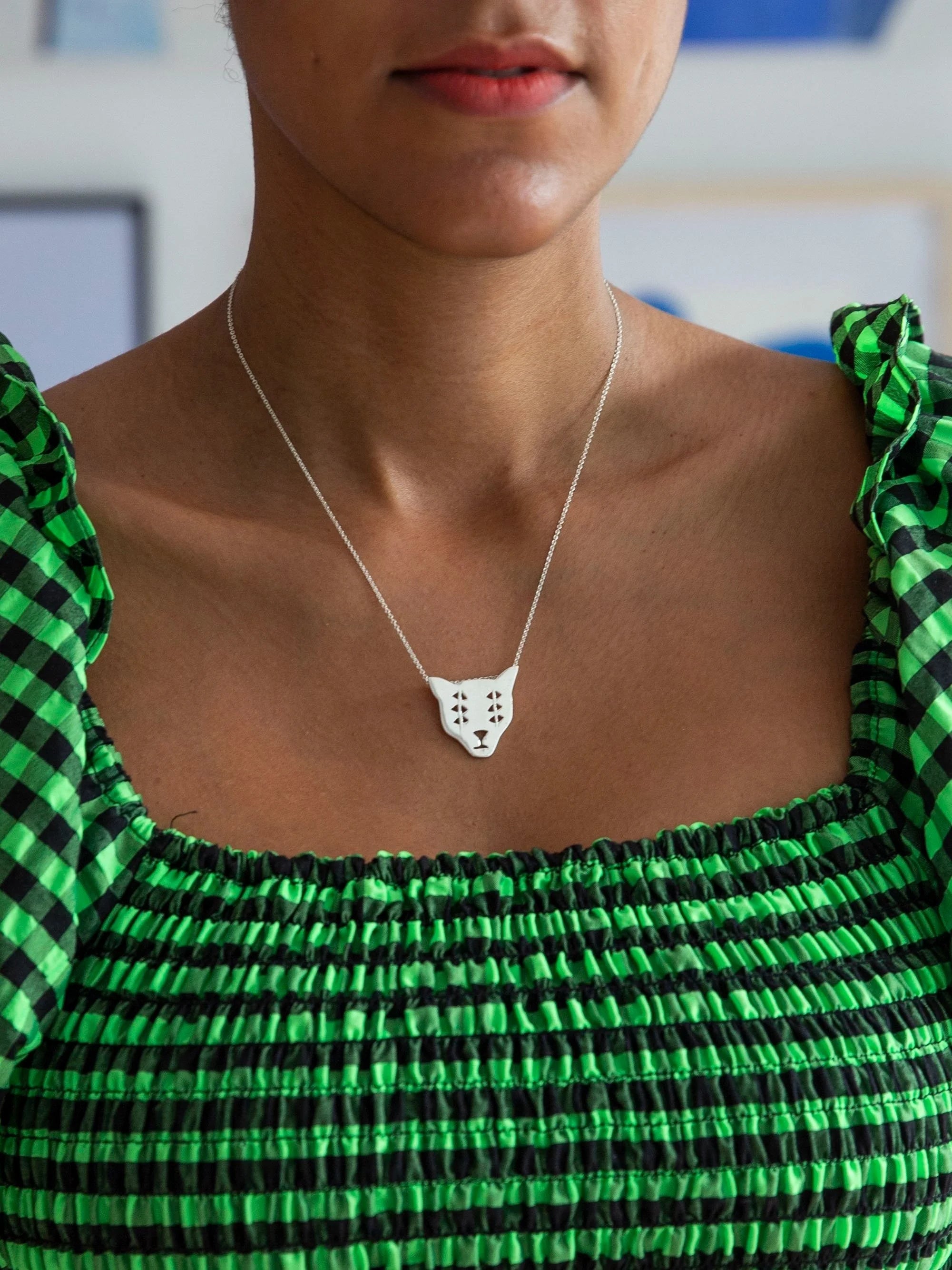 The Protector silver necklace