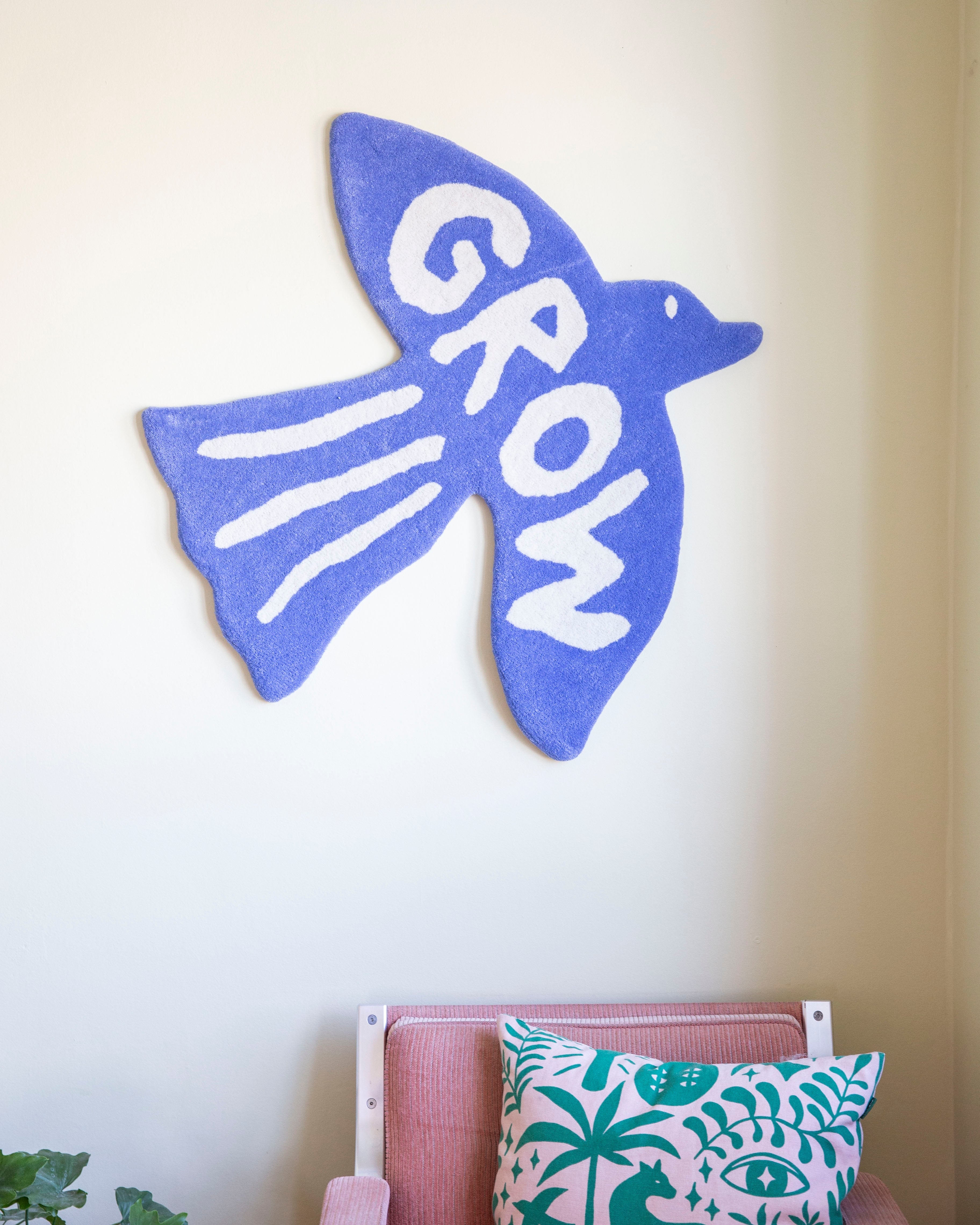 Grow Bird / tufted rug