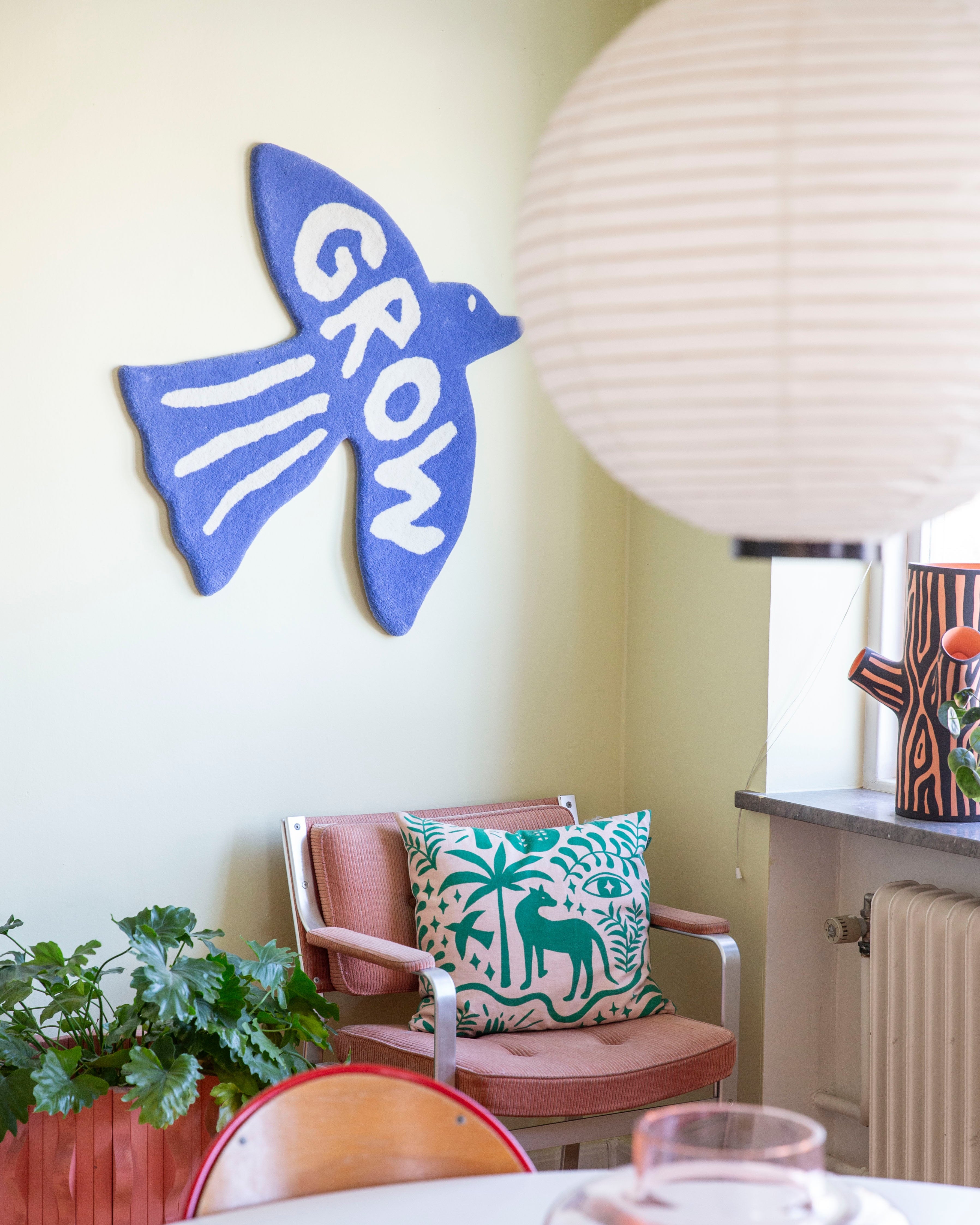 Grow Bird / tufted rug