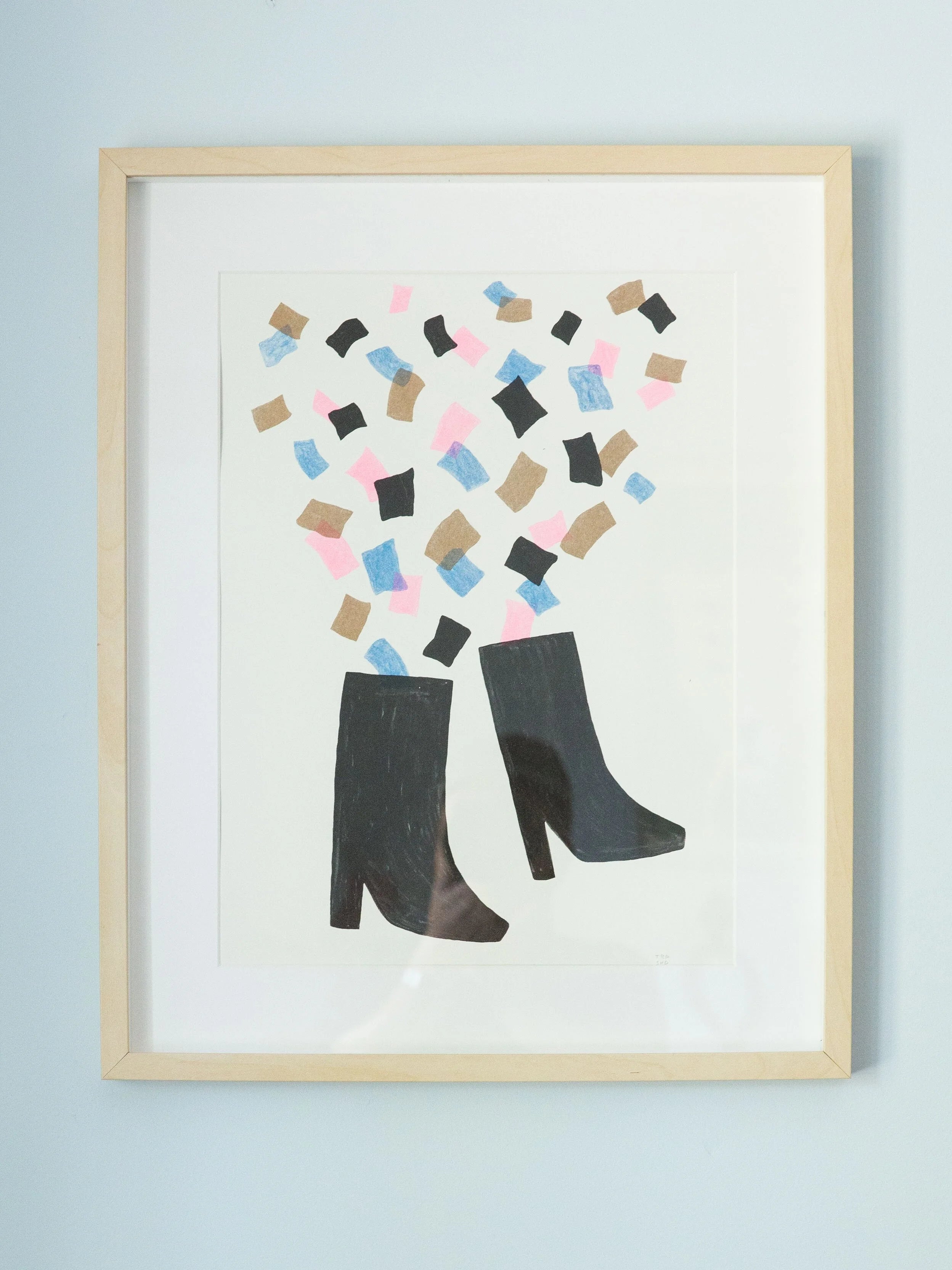 Moving Forward / riso print